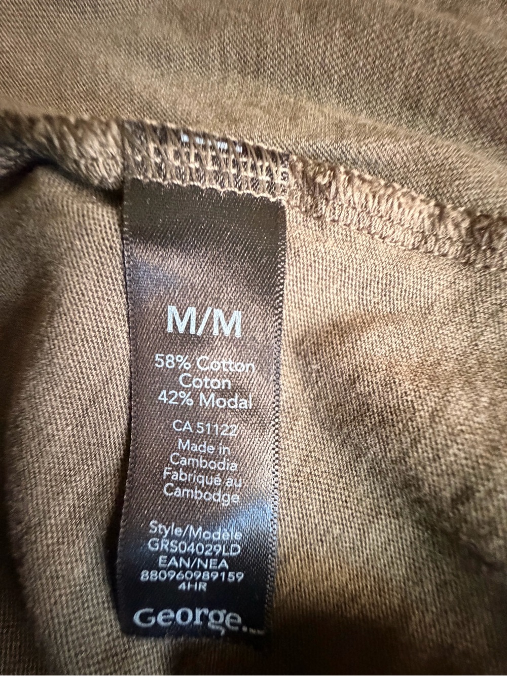 Sleeveless Wrap Dress in Olive green Brown medium - Picture 5 of 5